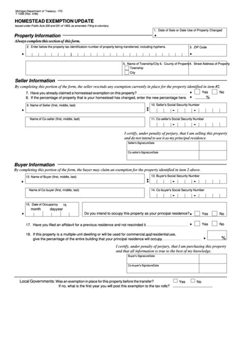 Forsyth County Homestead Exemption Form