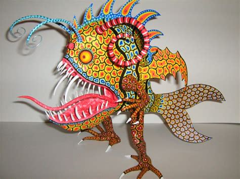 Authentic wood figurines from southern mexico villages. Westville Art Blog: Intro to 3D Art: Alebrijes