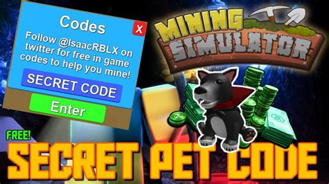 We will keep this list of active codes updated so come back when. *NEW* SECRET PET CODE in MINING SIMULATOR | Doovi