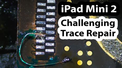 Ipad Mini 2 Charging Port Replacement With Trace Damage From Prior
