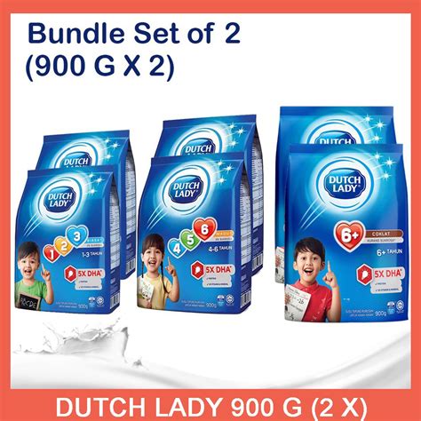 Their products are marketed under different brands including. Bundle 900g x 2 Dutch Lady Milk Powder 123/456/6 ...
