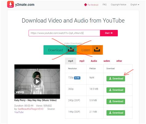 Although mp3 or mp4, youtube does not allow users to download any content from the site. y2mate.com review youtube mp4 mp3 downloader tutorial step 2 select video download format HD ...