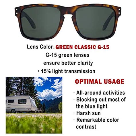 bnus italy made classic sunglasses corning real glass lens w polarized option tortoise rubber