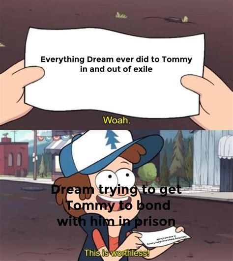 Posting Dream Smp Memes Until Tommy Gets Out Of The Prison Day 5 Dreamsmp