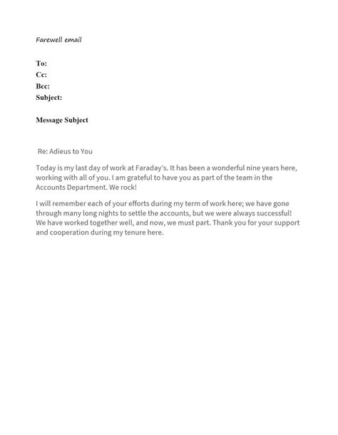 28 Perfect Farewell Letters To Boss Or Colleagues Templatearchive