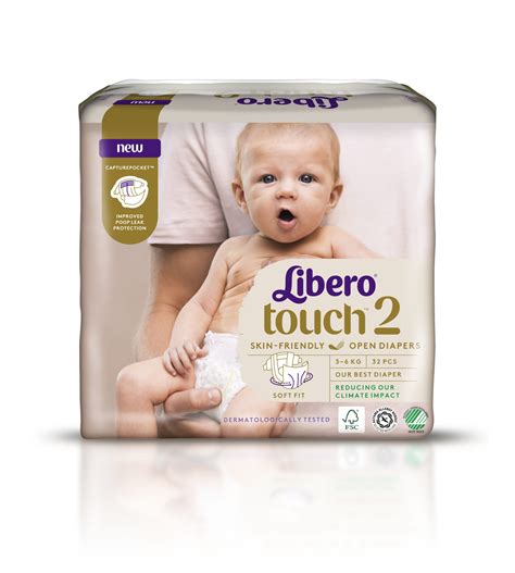 Libero Open Diaper Touch Size2 32pcs Babyverdenno