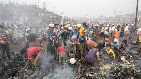 Hundreds Missing In Aftermath Of Fire At Rohingya Refugee Camp Mtpr