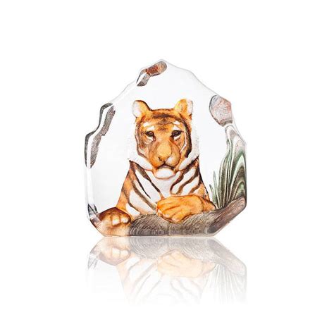 Tiger Crystal Sculpture By Mats Jonasson — Allsculptures