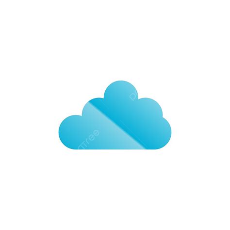 Blue Clouds Clipart Transparent Png Hd Blue Gradient Cloud Design Icon