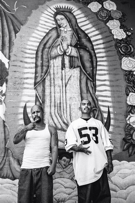 mexican gangsters standing in front of maria gang culture cholo style chicano