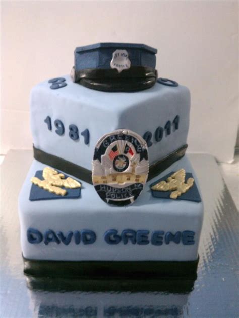 Police Chiefs Retirement Cake Everythings Edible Chief Officer