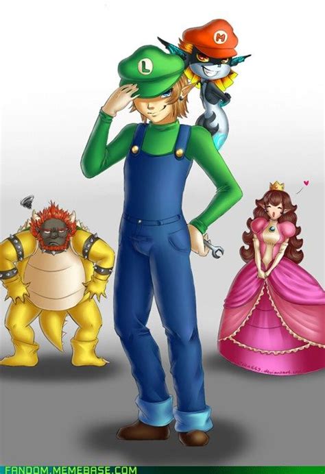 Probably The Best Crossover Ever Mario And Legend Of Zelda Legend