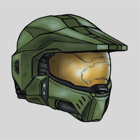 Master Chief Helmet Redesign Halo