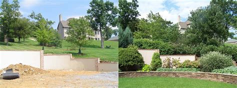 Before And After Residential Landscaping Puryear Farms