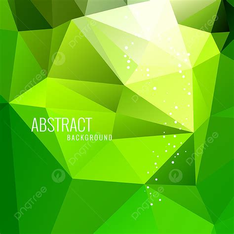 Abstract Geometric White Transparent Green Abstract Geometric