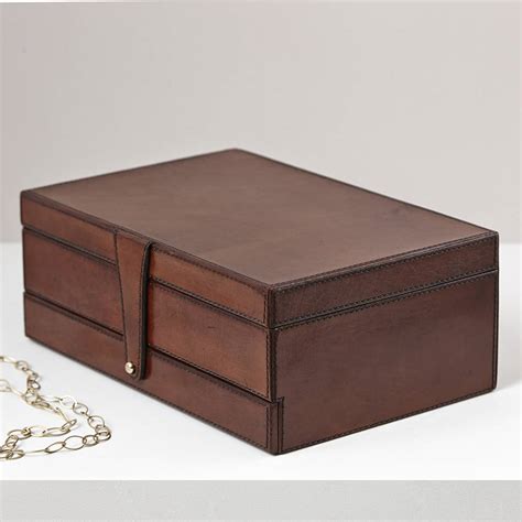 Leather Jewellery Box By Life Of Riley