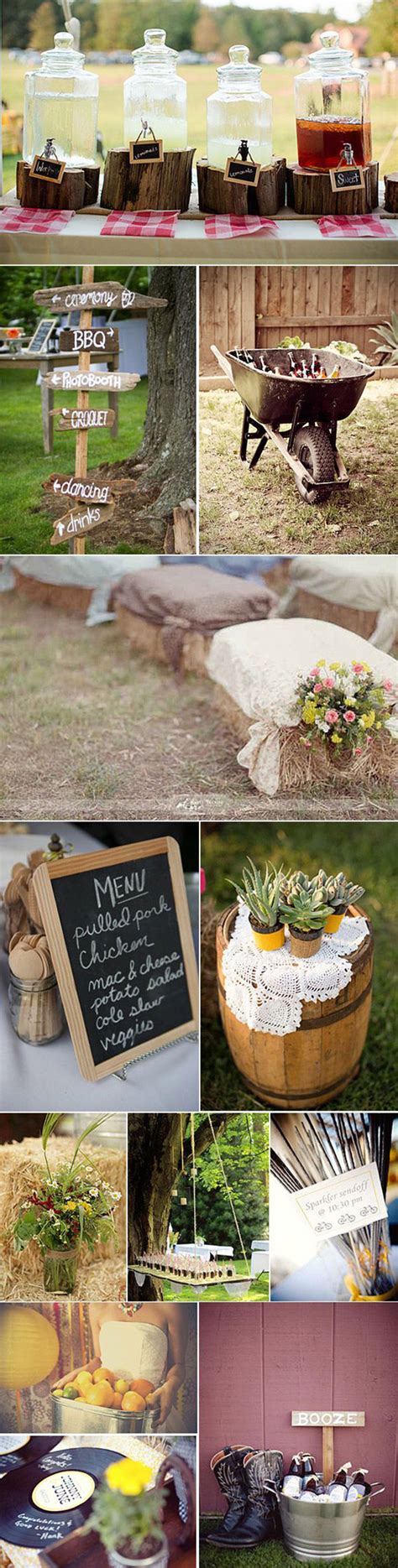 Country Themed Wedding Decorations Wedding Country Rustic Decorations