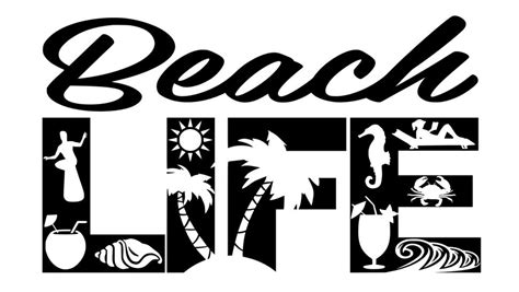 Free Beach Life Svg File The Crafty Crafter Club