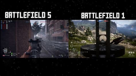 Сравнение графики Battlefield 5 и Battlefield 1 Graphics Comparison