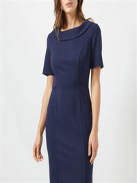 Buy Dorothy Perkins Women Solid Navy Blue Sheath Dress Dresses For Women 10143141 Myntra