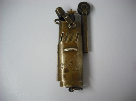Imco Brass Streamline Trench Lighter 1920s Made In Austria Patent