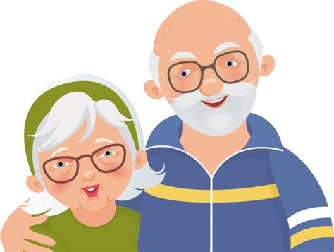 Granny And Grandpa Clipart Png Download Full Size Clipart 5544808 Pinclipart