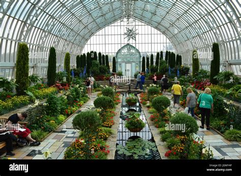 Summer Flower Show At Sunken Garden At Como Zoo And Conservatory In St