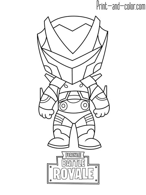 Fortnite Coloring Pages Print And Color