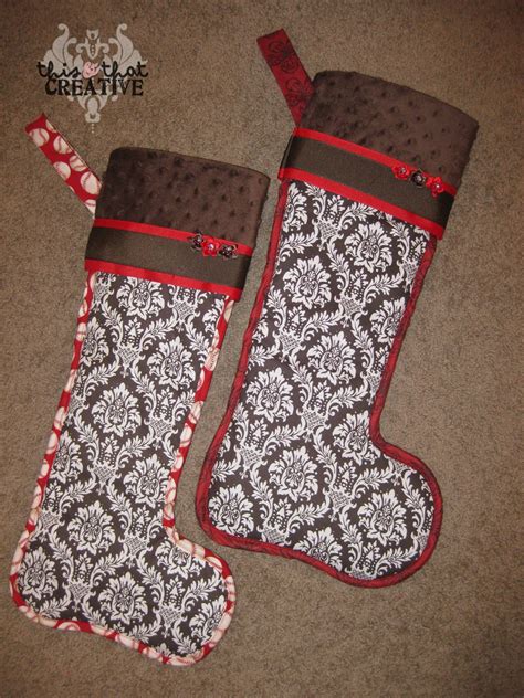 This And That Creative Blog Diy Christmas Stockings