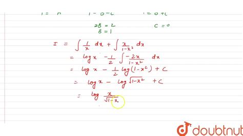 Punjabi Evaluate The Following Integrals Int X X Dx