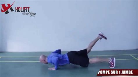 Exercice Fitness Pompe Sur 1 Jambe Youtube