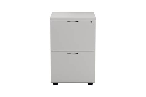 Choose from the following ranges: White 2 Drawer Filing Cabinet - Lockable - Kestral