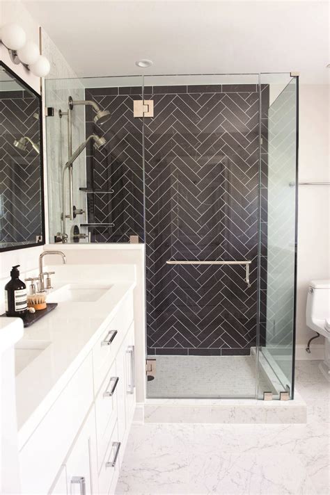 Restroom Ceramic Tile Design Suggestions Homes Tre Herringbone Tile