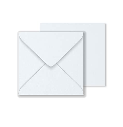 Luxury Square Envelopes Pearlised Ultra White 146mm X 146mm