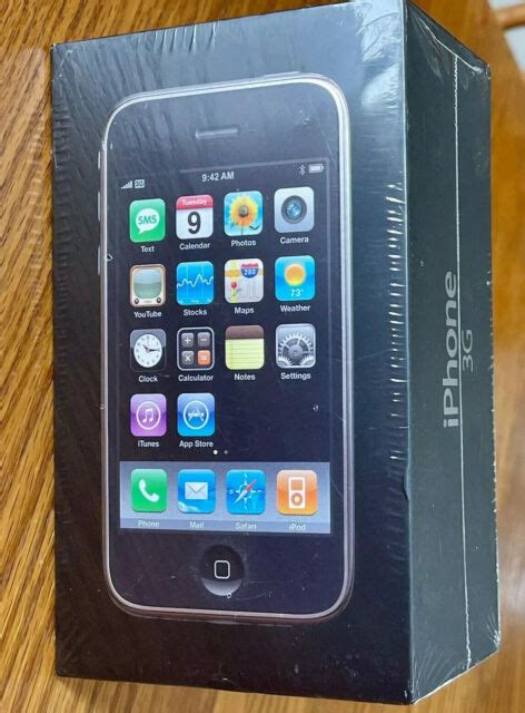 Apple Iphone 3g 16gb Black Unlocked A1241 Gsm For Sale Online