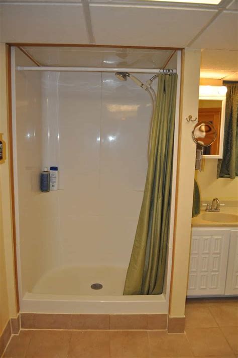 Fiberglass Shower Stall For Your Bathroom New Look Shower Stall