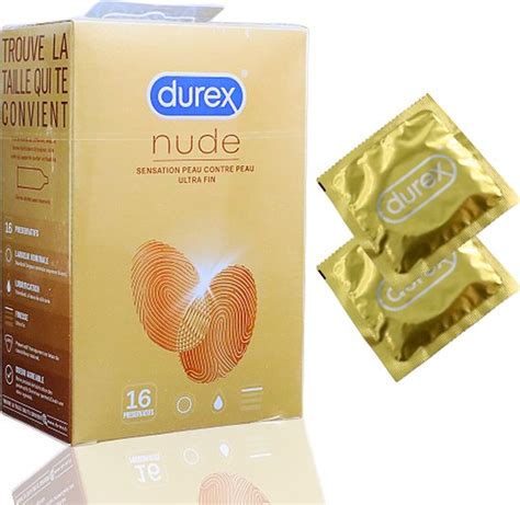 Durex Condooms Nude Classics Ultrathin Stuks Ultradun Huid Op Huid Gevoel Bol