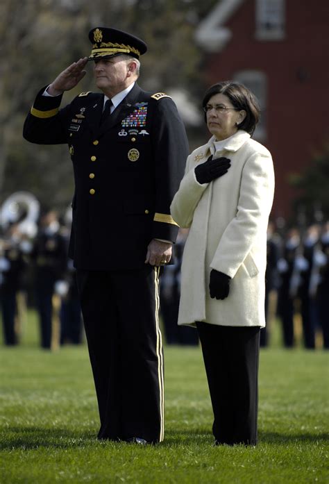 Us Army Chief Of Staff Gen Peter J Schoomaker And His Wife Cindy