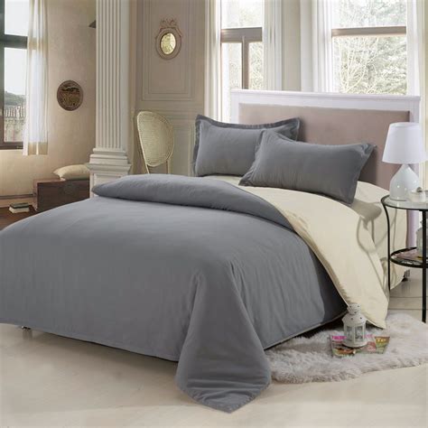 See at our selection comforter sets to choose the right size and design. 4Pcs Solid Color Bedding Set Duvet Cover Sets Bed Linen ...