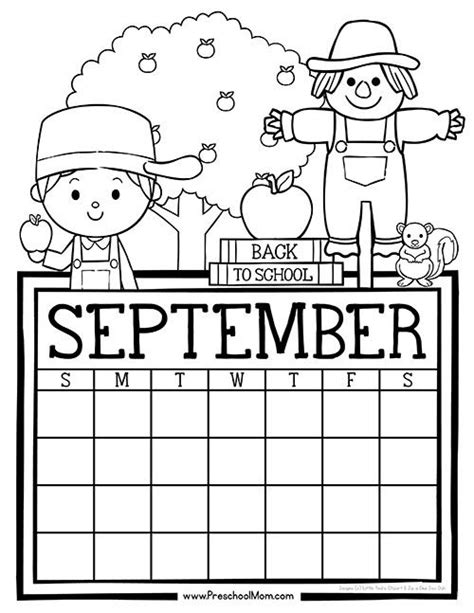 Free Monthly Calendar Write And Color Kids Calendar Coloring Calendar