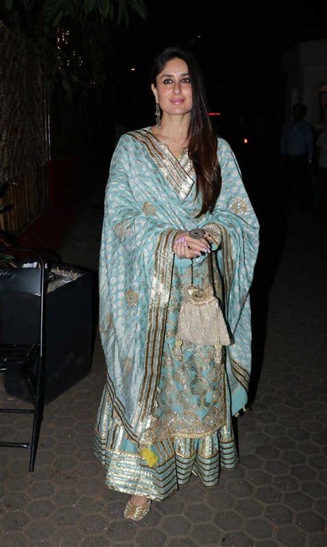 Registered marriage, 16th october : Kareena Kapoor Khan in a kurta with gota detailing by ...