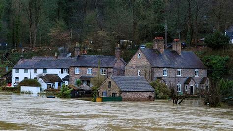 Flood Hit Towns Along River Severn Facing More Misery As Further Rain