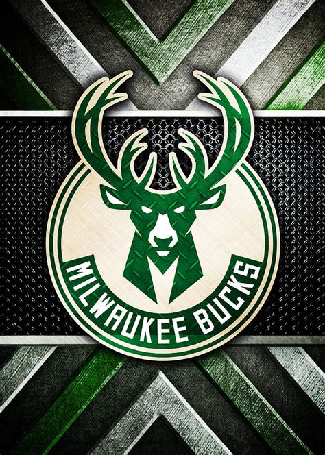 Milwaukee Bucks Logo Art 1 Digital Art By William Ng Pixels