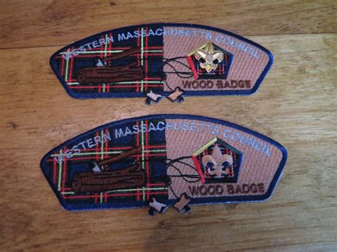Wood Badge Set Boy Scout Patches Wood Badge Baden Powell Boy Scouts