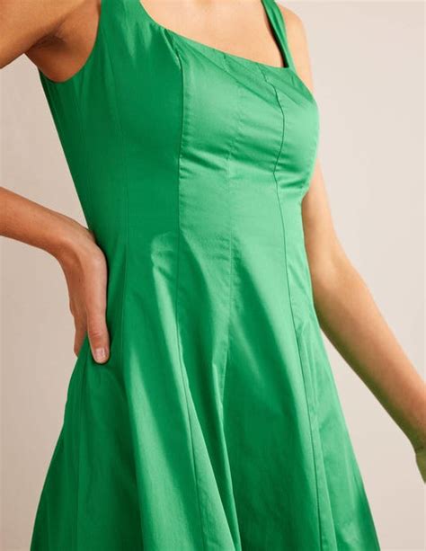 Sleeveless Panelled Midi Dress Rich Emerald Boden Uk