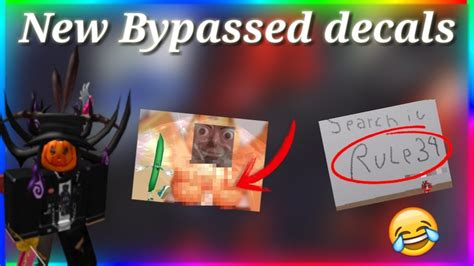 Roblox Bypassed Decals