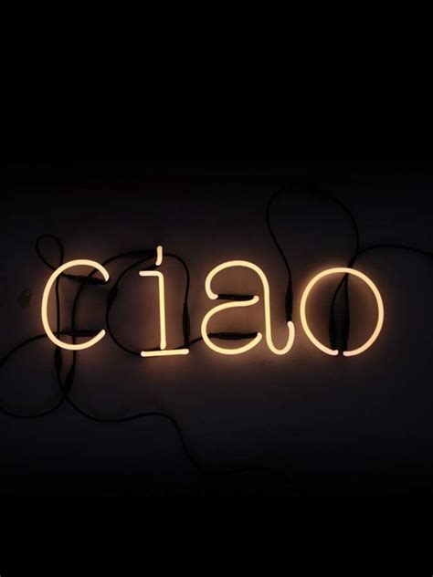 Seletti Neon Art Ciao Wall Lamp Neon Signs Neon Aesthetic Neon