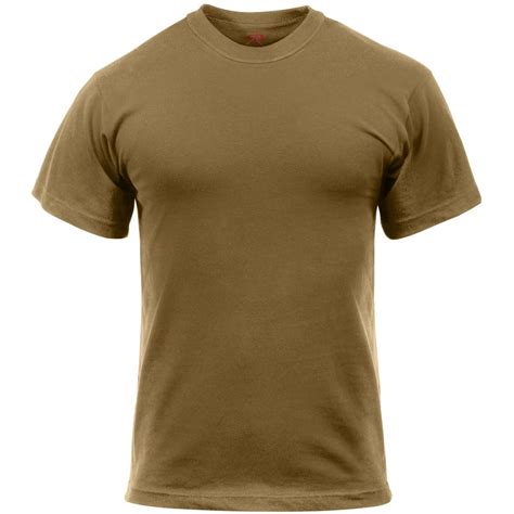 Mens Solid Color 100 Percent Cotton T Shirt Camouflageca