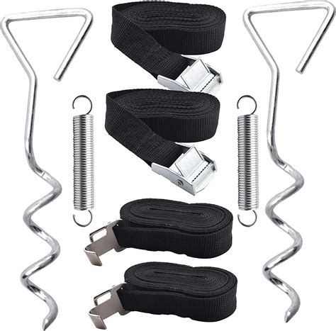 Fyiruf Rv Awning Tie Down Kit Heavy Duty Awning Anchor Kit Includes