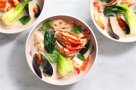 Tom Yum Talay Spicy Thai Seafood Soup Recipe